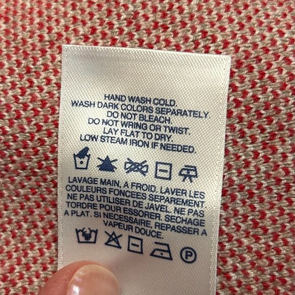 LANDS' END Women's Lofty Coatigan - Birdseye Jacquard - Worn Once - Picture 8 of 12